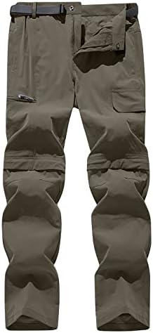 Muške konvertibilne planinarske hlače Lagane zatvarače pantalone za prozračne gaćice casual