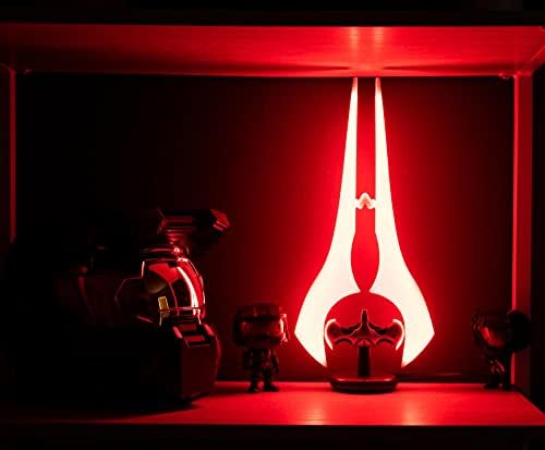 Halo beskonačan crveni energijski mač krvava replika LED raspoloženja ekskluzivno | Stolna lampa za noćnu