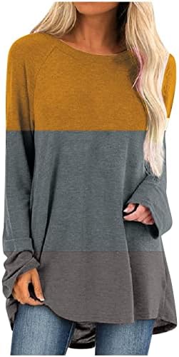 Žene Casual svakodnevni džemper TOP moda O izrez Košulje s dugim rukavima Klasični pulover Print Slim