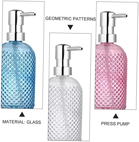 Hanabass 3pcs tuš gel tlačna pumpa boca sa šamponom za boce staklena preša tipa za pohranu boca od staklenog