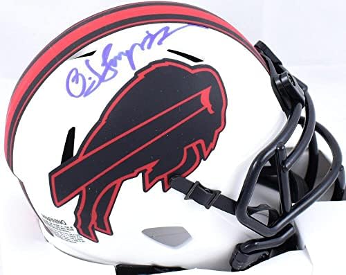 O. J. Simpson sa autogramom Buffalo Bills Lunar Speed Mini šlem - JSA W * NFL Mini šlemovi sa plavim autogramom