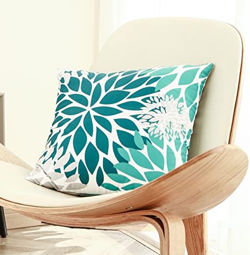 Minhin bacanje jastuka 18x18in set od 9, dvostrani print suncokret Dahlia Dekorativni jastuci Kućište za jastuke