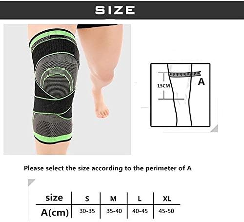 CCBuy 1 par 3D tkati jastučići za koljena pod pritiskom fitness trčanje biciklističke košarkaške