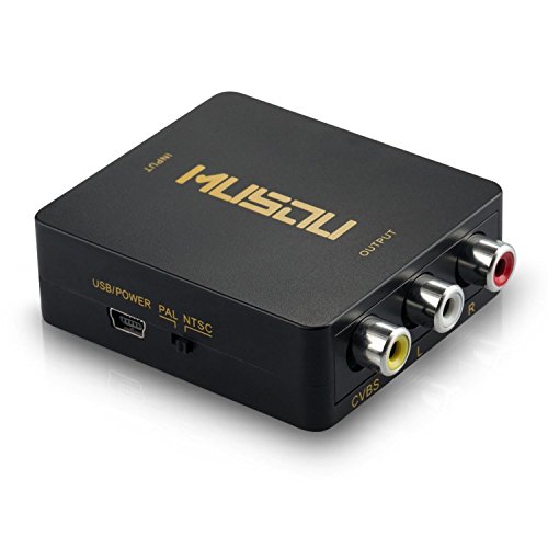 Generički HDMI u 3rca kompozitni CVBS Vedio Audio AV Konverter Adapter 1080p podržava PAL / NTSC za Roku
