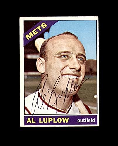 AL LJUBOW ručna potpisala je 1966. TOPPS New York Mets Autograph