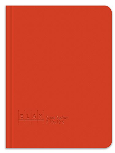Elan izdavačka kompanija E10x10K King Size presjek knjiga 6 ½ x 8½, svijetlo narandžasti poklopac