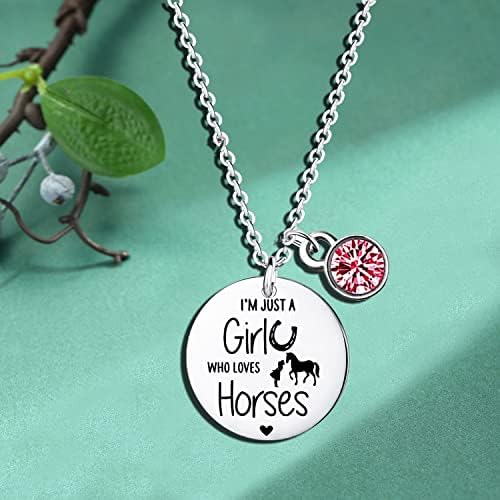 Mebvdebe konj nakit konj amajlija poklon za djevojčice samo djevojka koja voli konje nakit Funny životinja