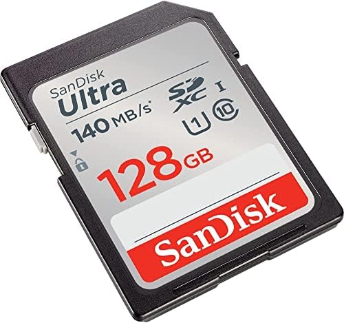 SanDisk 128gb SD Ultra memorijska kartica radi sa Canon EOS Rebel T7, Rebel T6, 77D paket kamera