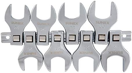 Sunex 9730A 8 komad 1/2 Dr. Jumbo Metric Crowfoot ključ Set CRV