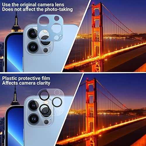 OTOFLY dizajniran za iPhone 13 Pro Max zaštitnik sočiva kamere, dizajniran za iPhone 13 Pro zaštitnik sočiva