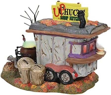 Odjel 56 Snow Village Halloween Haunted Wheels Food Truck Upchuck's supa kuhinjska figurica, 5,75