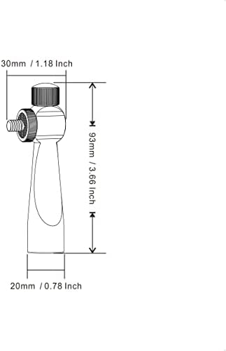 Staoptics dvogled Adapter za stativ brzi nosač za krovni dvogled za uske udaljenosti od očiju 1/4-20inch odvojivi