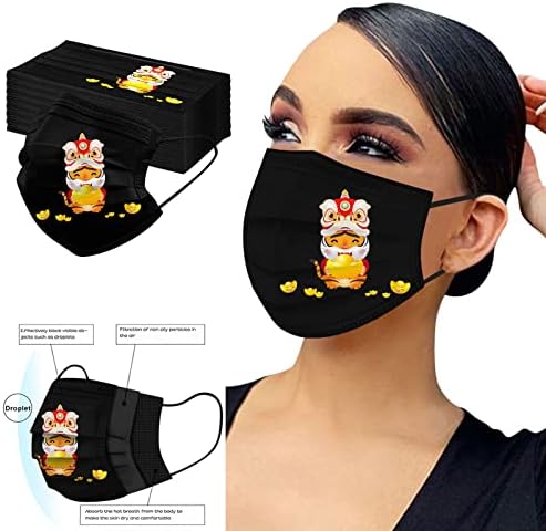 JMETRIE maska za jednokratnu upotrebu za odrasle slatka životinjska štampa Vanjska maska za lice