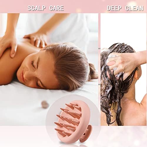 Gricper silikonska masažerska šampon šampon, tuš s mekim čekićima, uklanjanje peruti i vlasišta za oblikovanje
