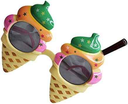 1pc rođendanski naočale za naglašenje naočala za sladoled dizajle Creative Funny Photo Prop Decor za banketne