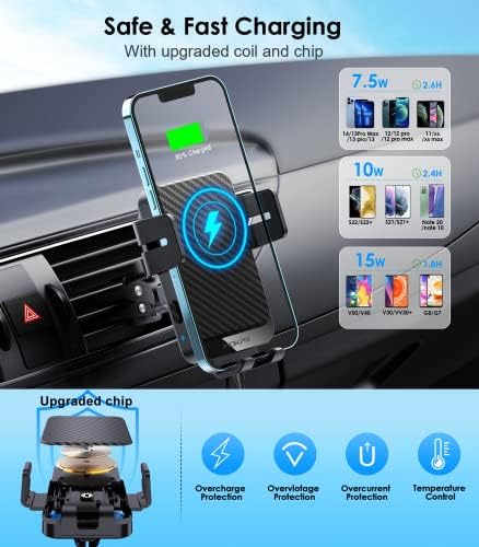 Wireless car Charger & amp; multi-Port USB Car Charger