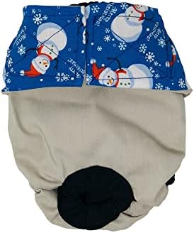 Barkertime Happy Snowman na mraznoj kremi Premium vodootporna pelena za mačke, S, bez pantalona