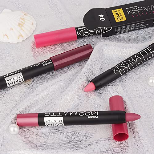 3 boje Moisture Smooth Longwear Set paketa ruževa za usne, mat Color Stick Ultimate Crayon