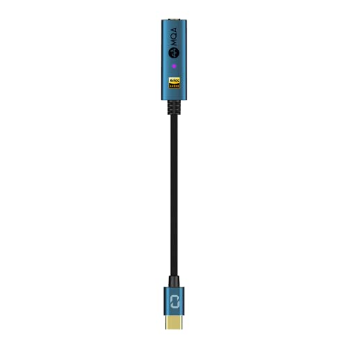 Helios Adapter za slušalice USB C do 3.5 mm Audio Adapter i USB C aux Dongle kabl, Hi-Res USB DAC Audio Amp