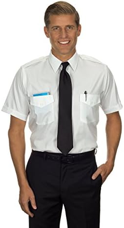 Van Heusen Muška Pilot Dress Shirt kratki rukav Commander