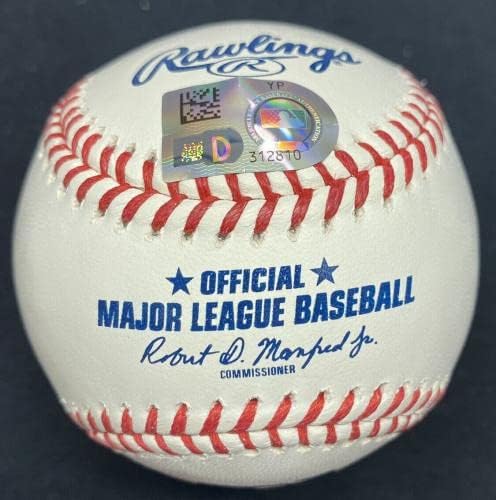 Derek Jeter 3465 pogodio potpisan bejzbol MLB Holo - autogramirani bejzbol