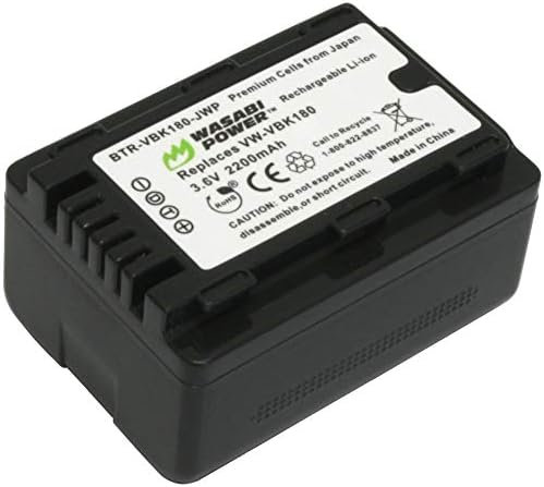 Wasabi Power baterija za Panasonic VW-VBL090, VW-VBK180