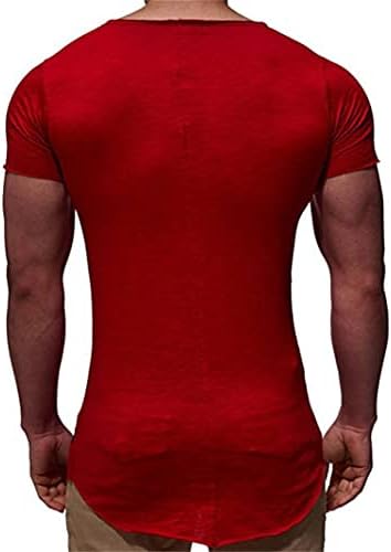 Muška kratka rukava mišićna majica Slim Fit vježba za trčanje fitnes Tee lagana bodibilding atletska