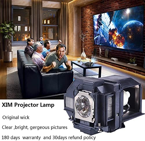 XIM ELPLP96 V13H010L96 Zamjenska lampa za zamjenu kompatibilna sa Epson-om PowerLite Home Cinema 2100 2150