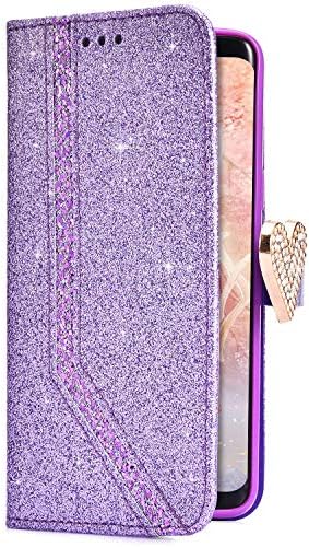 IKASEFU Shiny Rhinestone Diamond Sparkly Bling Glitter Luxury Wallet sa držačem kartice Flash Pu Koža Magnetic