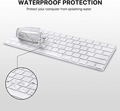 Eoocoo Magic Keyboard Cover skin Protector, pogodan za iMac Magic Keyboard MLA22LL/a A1644-Clear TPU