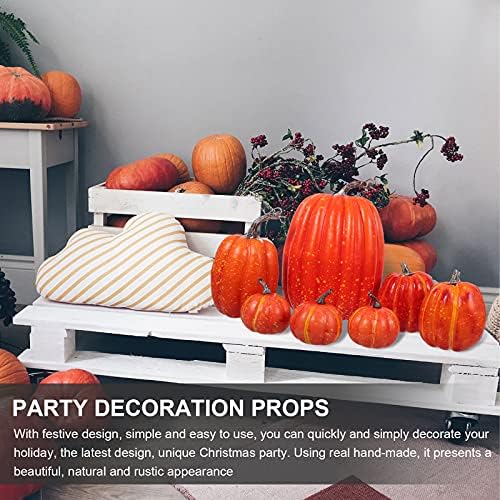 PartyKindom Halloween Kućni ukrasi, 7kom Halloween simulirani model bundeve dekor Halloween dekorativni