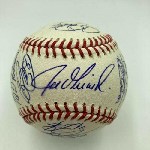 2009. Njujork Yankees World Series TEMS TIMP potpisao bejzbol Derek Jeter PSA - autogramirani bejzbol