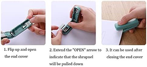STAPLERS ured mini spajler prijenosni kapacitet od 10 listova Mala mašina za vezanje papira sa pucketom za nokte