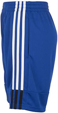 Adidas Boys 'sukobljava 3-pruge kratke hlače, tim Royal Blue, mali