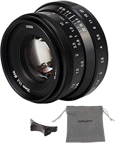 7artisans 35mm F1.2 II APS-C kamera za ručni fokus Prime Portretni objektiv za Sony E-Mount A7 A7II