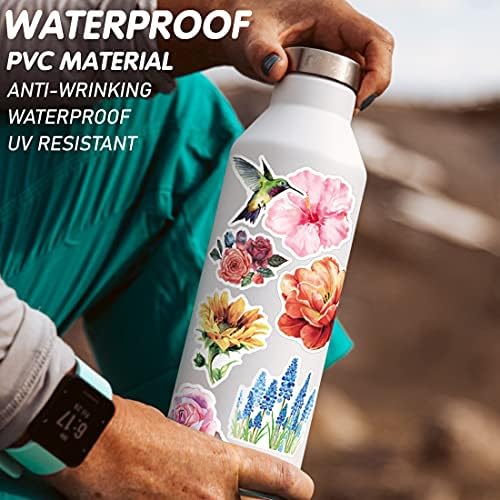 200kom naljepnice za cvijeće pakovanje vinilnih naljepnica za flaše vode Hydroflask knjiga Macbook