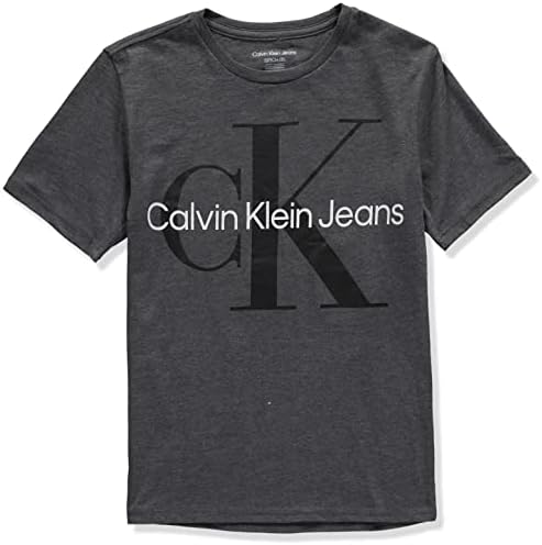 Calvin Klein Boys ' Kratki Rukav Grafički Tim Vrat T-Shirt