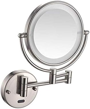 LIANXIAO-ogledalo za šminkanje 10x uvećanje 8 dvostrano toaletno ogledalo za kupatilo, okretno za 360