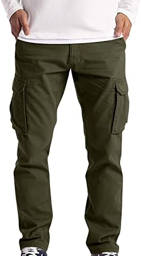 Xiaxogool Baggy Cargo hlače, plus veličina teretnih hlača za muškarce casual joggers atletski hlače labave fit na otvorenom opuštene pantalone