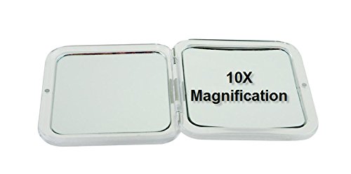 SKÖN lifestyle-Missy 10x/1x lično kompaktno stakleno ogledalo - jako povećanje od 10x i tradicionalno