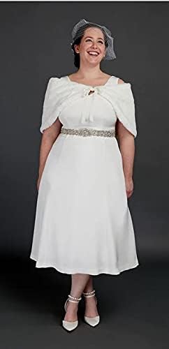 Cashmerette uzorak UPTON haljina i suknja plus miks i podudaranje, bijelo