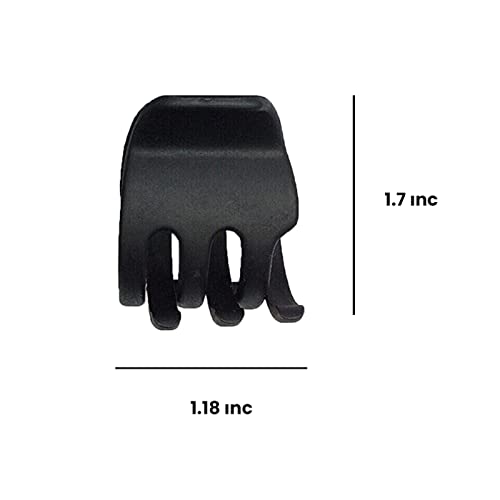 REMERV 12 komada 1,2 inča crne kopče za kosu kandže srednje veličine kandže za kosu pribor za