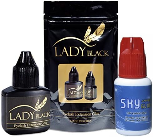 Sky / Lady Black Eyelash Extension Glue Advanced Tech Sky S + ljepilo, Proširenja trepavica Maks.