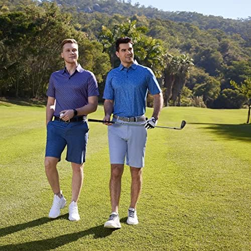 Golf majice za muškarce Dry Fit Performance Moisture Wicking Print Casual kratki rukav Polo majica