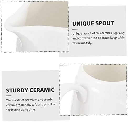 LuxShiny 5pcs keramički vrč mlijeka Keramika popodnevna čajna kafa