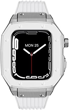 Kanuz za Apple Watch Band Series 7 45mm Modifikacija mod kompleta za sat za muškarce Legura sa stražnjim