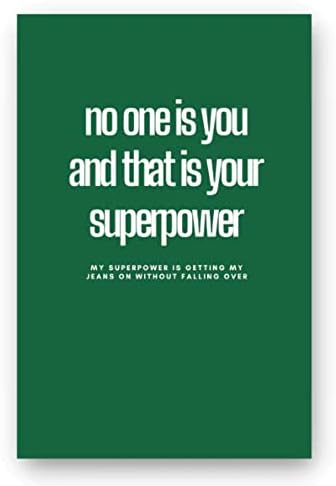 Notebook SUPERPOWER - najbolja obložena bilježnica za svakodnevno vođenje dnevnika, pomaže vam da postignete
