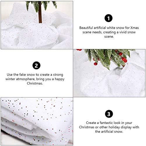 Abaodam 1 list Božić lažni snijeg tepih vještački snijeg Božić snijeg Prop koristi za proslavu Božića