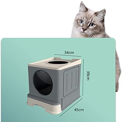 DHDM veliki toaletni krevet za kućne ljubimce protiv zatvorene mačke kutija za otpatke mačke pladanj