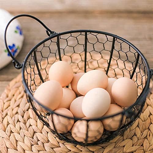 GULRUH korpa za jaja, metalna posuda za skladištenje jaja Moderan veliki dozator za jaja korpa